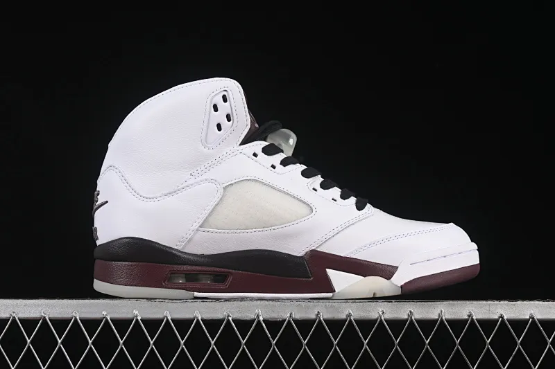 All Categories Air Jordan Jordan Series Basketball Shoes Air Jordan 5 Special Price OG Version A Ma Maniere x Air Jordan 5 Retro "Violet Ore" AJ5 Joe 5 White Wine Red IB1528-100